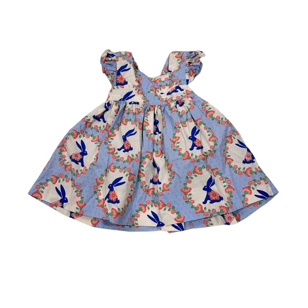 Eleanor Rose Bunny Pinafore Dress